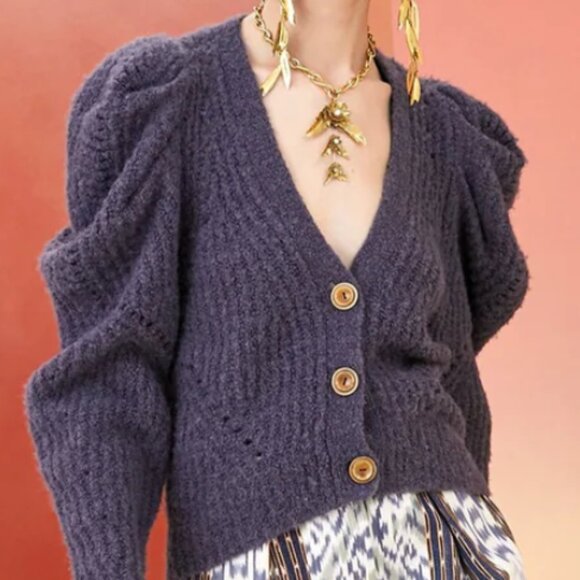 Ulla Johnson - Emmy Cardigan in Periscope - Size Small - Picture 1 of 7